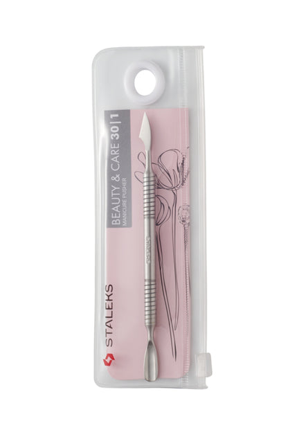 Staleks Pusher Abgerundet + Reiniger Beauty & Care 30 Typ 1 (PBC-30/1)
