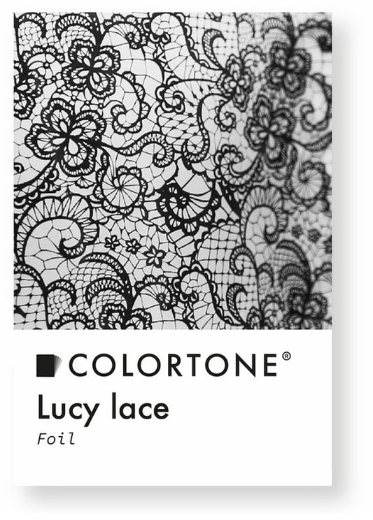 Colortone Black Lucy Lace Folie