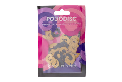 Staleks Ringförmige Nachfüllpads für Pododisc S Schwarz (50 Stk.) (PDFR-15-Serie)