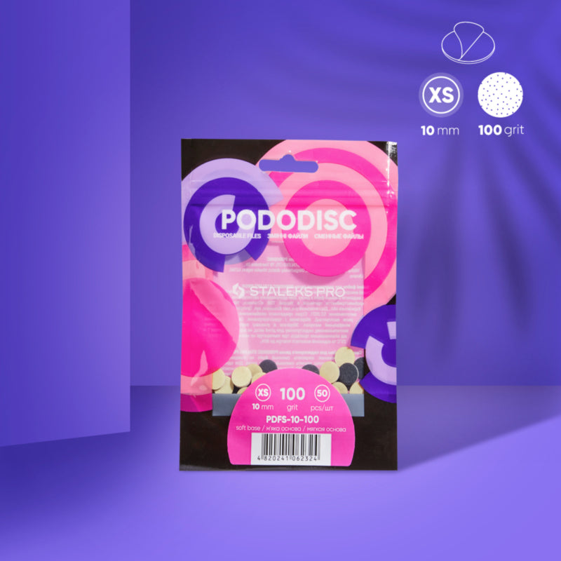 Staleks Soft Base Nachfüllpads für Pododisc XS Schwarz (50 Stk.) (PDFS-10-Serie)