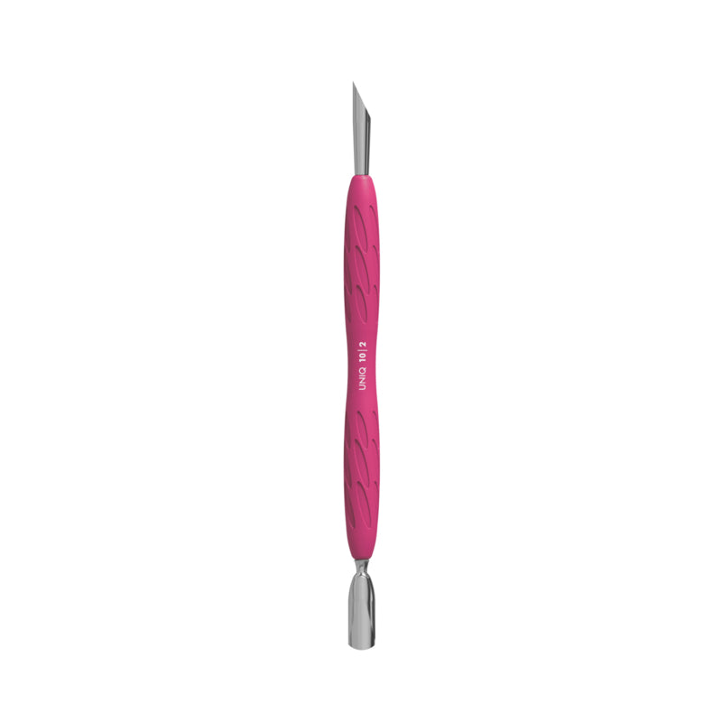 Staleks Pusher Schmal Abgerundet + Schräg Uniq Gummi 10 Typ 2 (PQ-10/2)