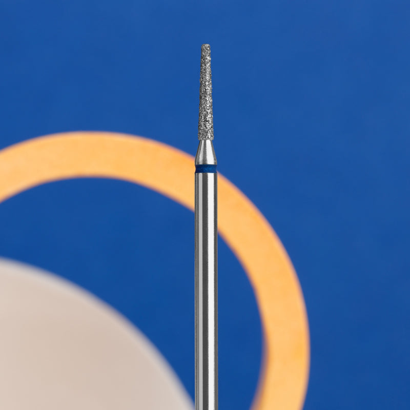 Staleks Diamantfräser Kegelstumpf Blau 1,6 mm lang (Maniküre Pediküre) (FA70B016/10K)