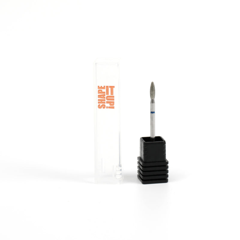 Shape It Up Diamantfräser breite stumpfe Flamme 2.5mm Blau (Maniküre Pediküre)