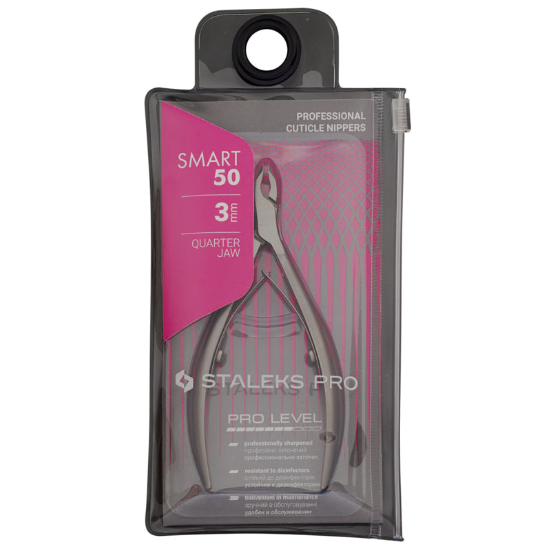 Staleks Professionelle Nagelhautzange Smart 50 3 mm Quarter Jaw (NS-50-3)