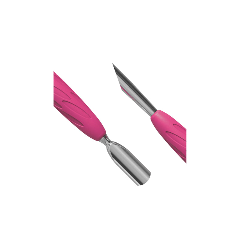Staleks Pusher Schmal Abgerundet + Schräg Uniq Gummi 10 Typ 2 (PQ-10/2)