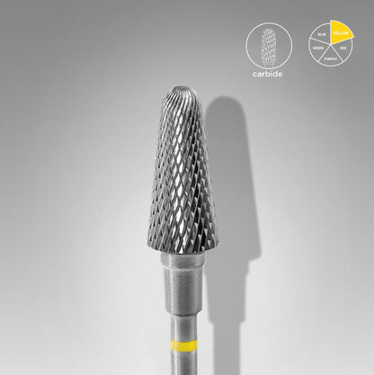 Staleks Hartmetall-Nagelfräser Frustum Gelb 4.0mm (FT70Y060/14)
