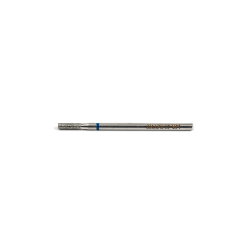 Shape It Up Diamantfräser, schmaler Zylinder, flacher Kopf, 1,2 mm, Blau (Maniküre, Pediküre)