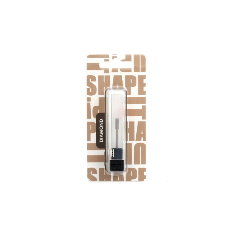 Shape It Up Diamantfräser Bit Zylinder Abgerundet Medium 3.0mm Gelb (Maniküre Pediküre)