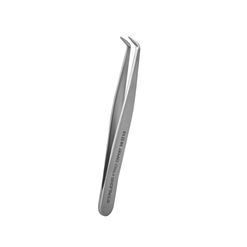 Staleks Pro Augenbrauenpinzette Expert 10 Typ 12 Lang Schlank Gebogen (TE-10/12)