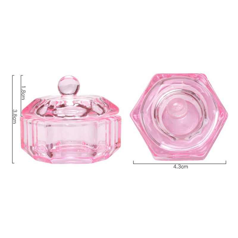 Shape It Up Dappendish Pink Glas