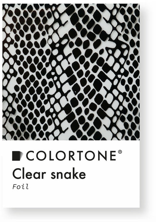 Colortone Clear Snake Folie