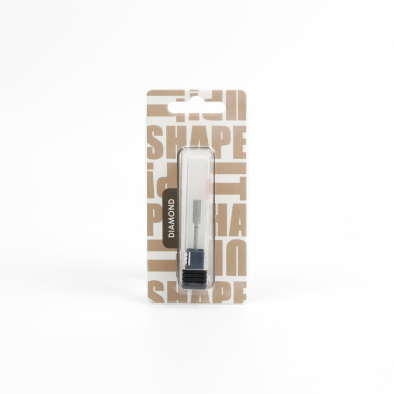 Shape It Up Diamantfräser Lang Breiter Zylinder Flat Top 4.0 mm Grün (Maniküre Pediküre)