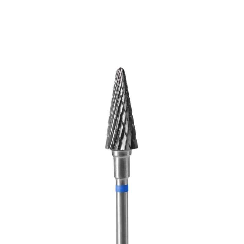 Staleks Hartmetall-Nagelfräser Spitzer Konus Blau 6.0mm (FT71B060/14)
