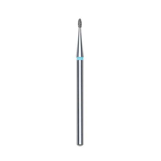Staleks Diamantfräser abgerundeter Tropfen Blau 1,2mm (Maniküre Pediküre) (FA50B012/3K)