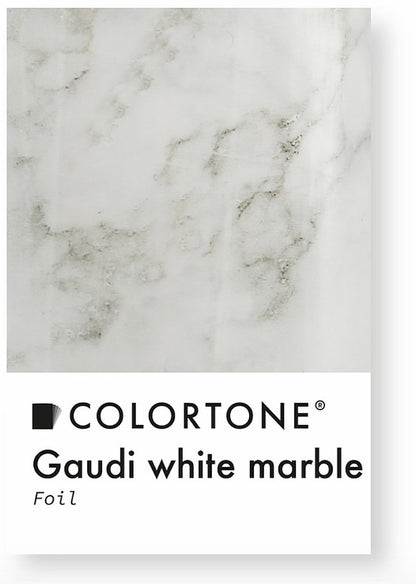 Colortone Gaudi White Marble Folie