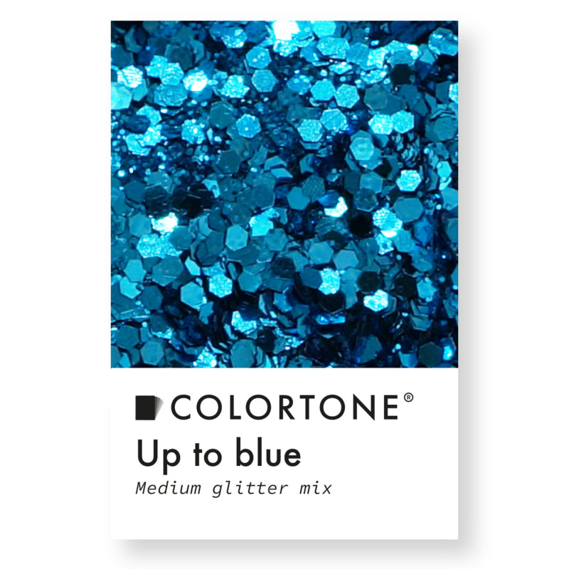 Colortone Medium Glitzermix Up To Blue
