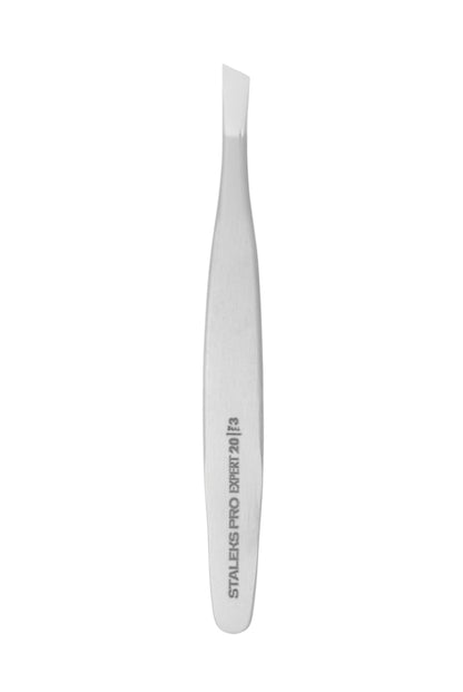 Staleks Pro Augenbrauenpinzette Expert 20 Typ 3 Breite Schräge Kanten (TE-20/3)