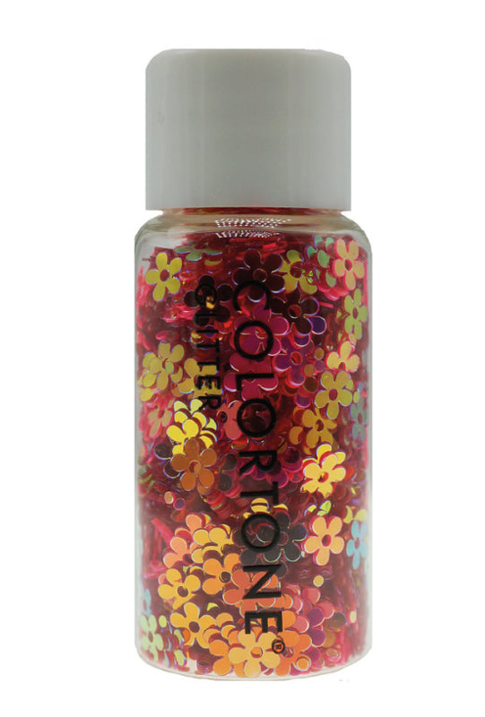 Colortone Neonpink & Rote Blumen