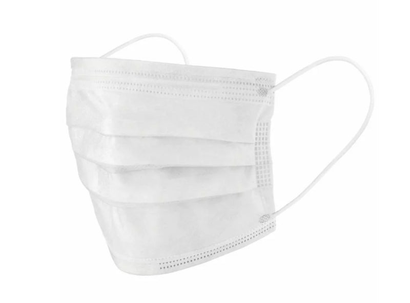 Mundschutz 3-lagig Weiß 50er-Pack (Typ IIR)