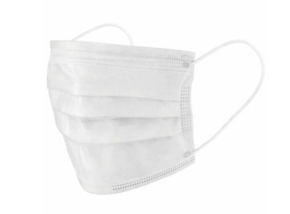 Mundschutz 3-lagig Weiß 50er-Pack (Typ IIR)