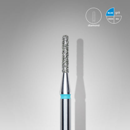 Staleks Diamantfräser abgerundeter Zylinder Blau 1,4mm (Maniküre Pediküre) (FA30B014/8K)