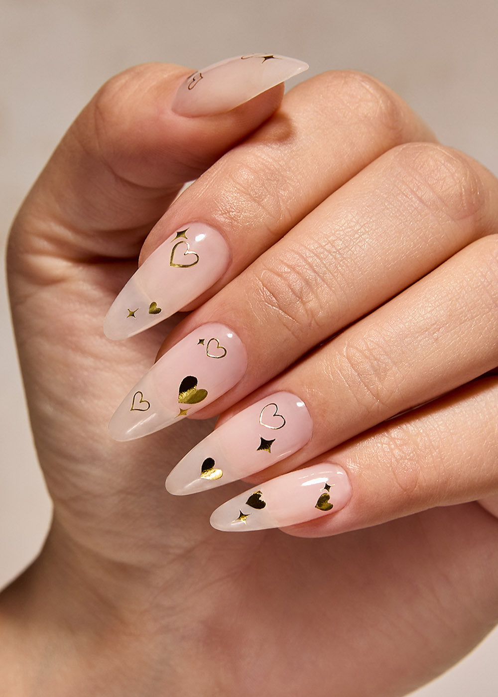 The GelBottle Studio Nail Decals Rotes Herz und Funkeln