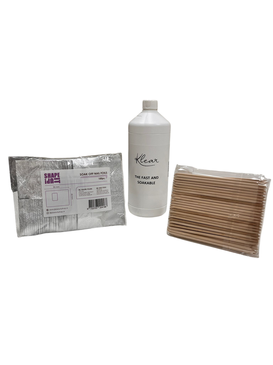 Klear Soak Off Kit 1L