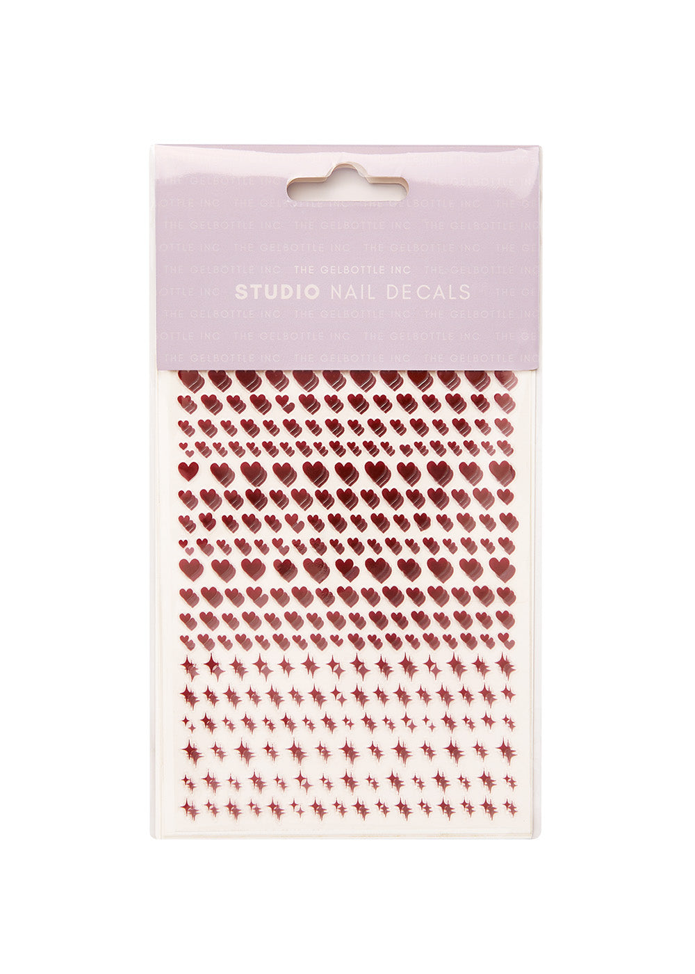 The GelBottle Studio Nail Decals Rotes Herz und Funkeln