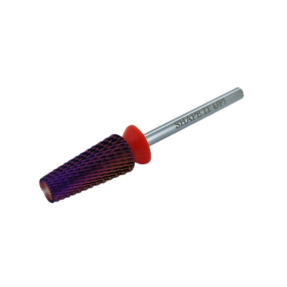 Shape It Up Hartmetall Fräser Bit 5 in 1 Konisch Fein Rot 7.0 mm (Maniküre Pediküre)