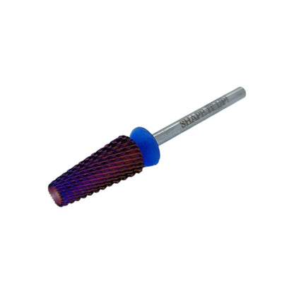 Shape It Up Hartmetall Fräser Bit 5 in 1 Kegel Medium Blau 7.0 mm (Maniküre Pediküre)
