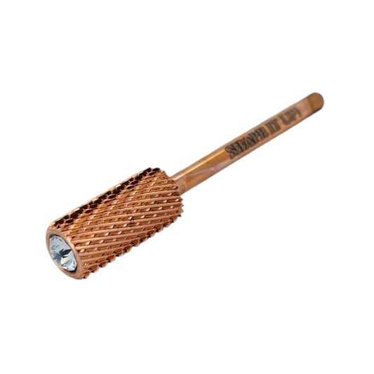 Shape It Up Hartmetall Fräser Großer Zylinder Grob 6.6 mm Diamond Serie (Maniküre Pediküre)