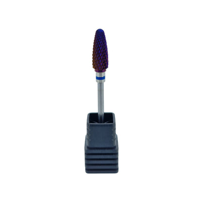Shape It Up Hartmetallfräser Bit Purple Flame Medium Blau (Maniküre Pediküre)