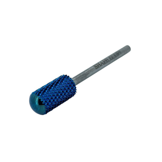Shape It Up Hartmetall Sicherheitsfräser Zylinder Glatte Spitze Grob Grün (Maniküre Pediküre)