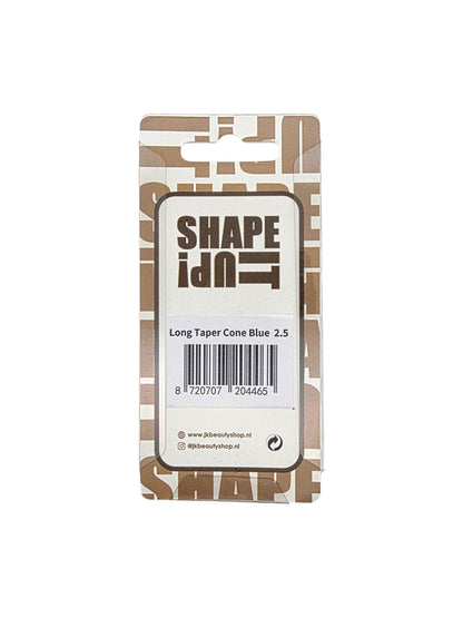 Shape It Up Diamond Frees Bit Lange Taps Toelopende Kegel 2.5mm Blauw (Manicure Pedicure)