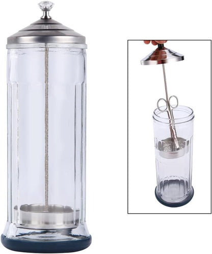Shape It Up Glas-Desinfektionsflasche 1L mit Tauchrohr
