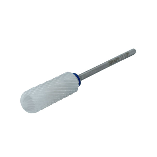 Shape It Up Keramikfräser Großer Zylinder Runder Kopf Medium Blau (Pediküre)
