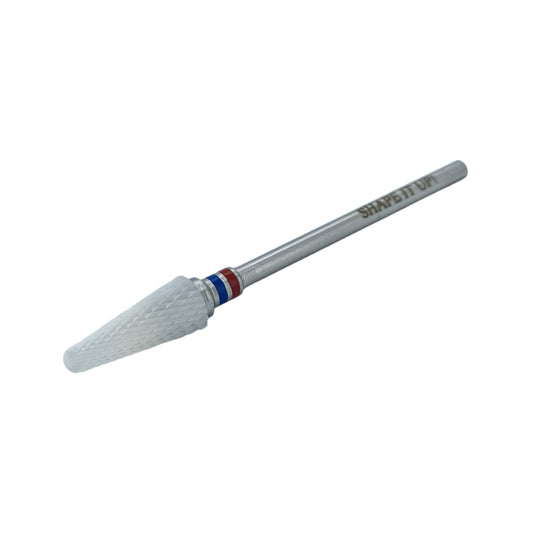 Shape It Up Keramikfräser Bit Kegel Fein Rot Blau (Maniküre Pediküre)