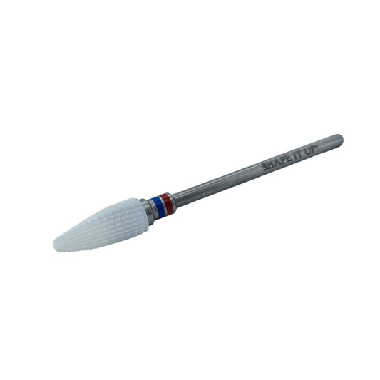 Shape It Up Keramikfräser Kugel Spiralschliff Fein Rot Blau (Maniküre Pediküre)