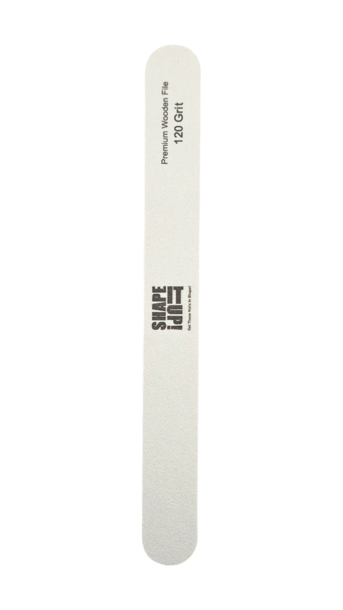 Shape It Up Premium Holzfeile, dünn, gerade, 120/180 (20 Stück)