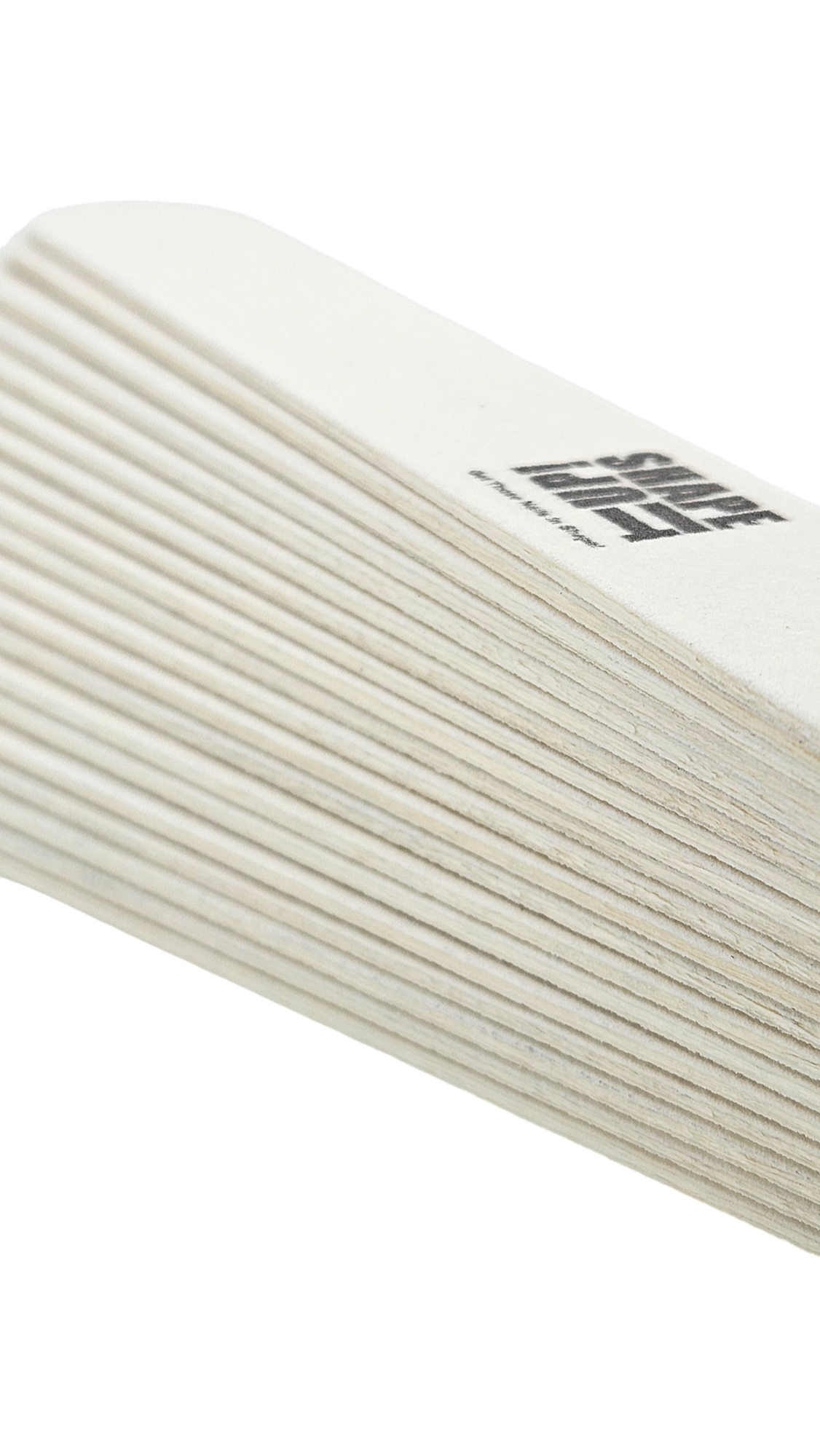 Shape It Up Premium Holzfeile, dünn, gerade, 120/180 (20 Stück)