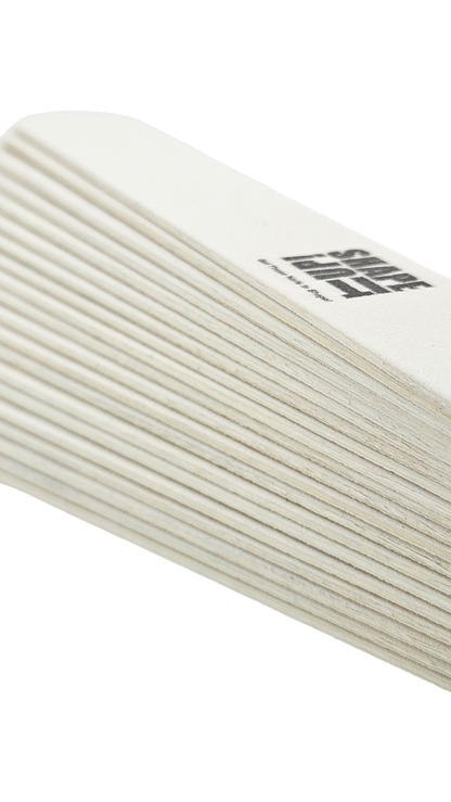 Shape It Up Premium Holzfeile, dünn, gerade, 120/180 (20 Stück)