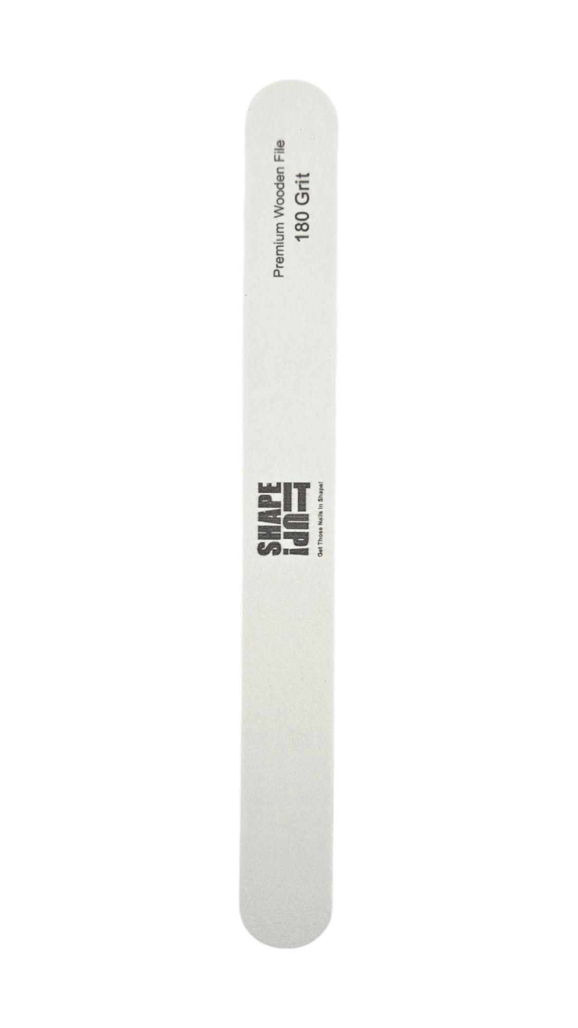 Shape It Up Premium Holzfeile, dünn, gerade, 120/180 (20 Stück)