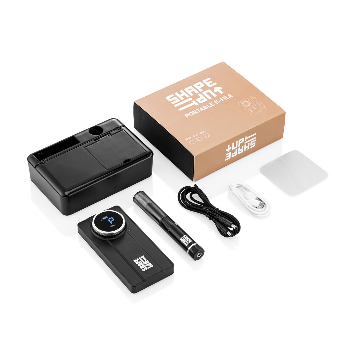 Shape It Up Portable E-Feile Schwarz