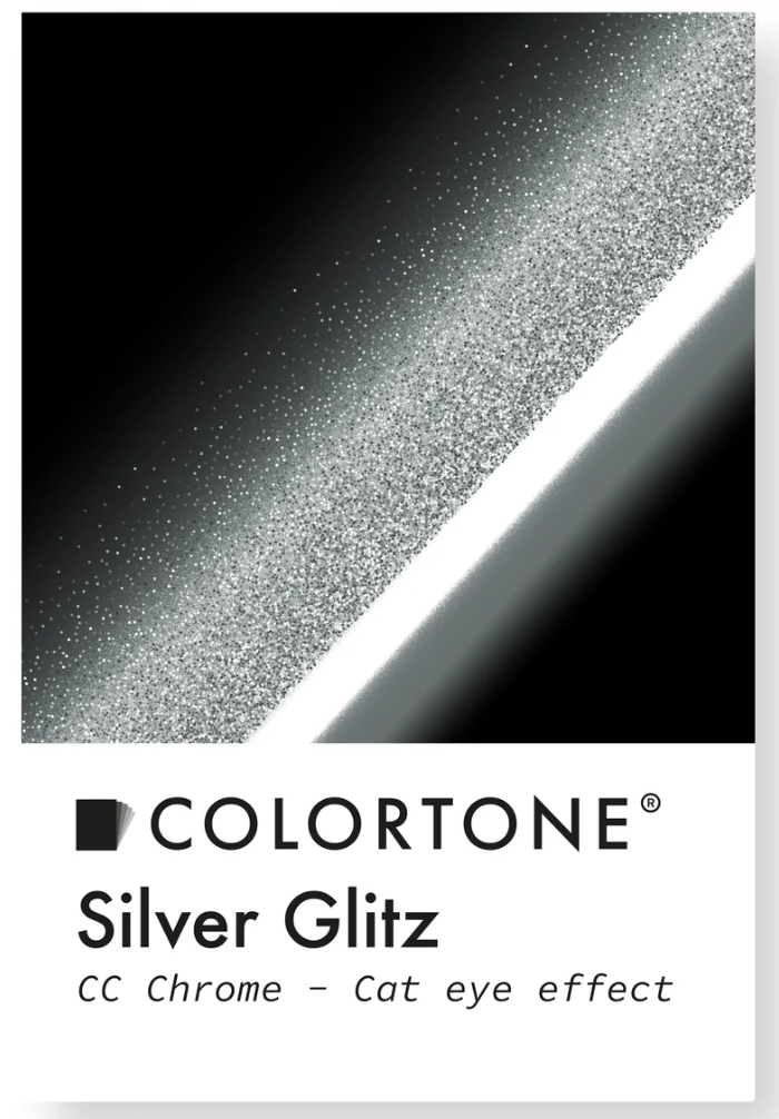 Colortone Silver Glitz – Katzenaugen-Chrom