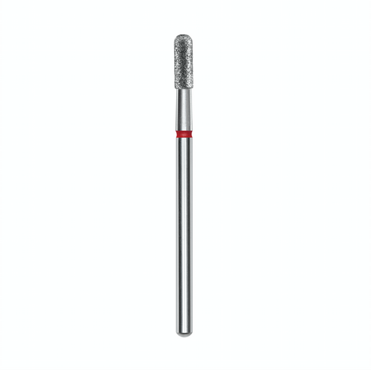 Staleks Diamantfräser Rundzylinder Rot 2,3 mm (Maniküre Pediküre) (FA30R023/6.5K)