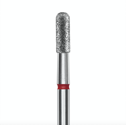 Staleks Diamantfräser Rundzylinder Rot 2,3 mm (Maniküre Pediküre) (FA30R023/6.5K)