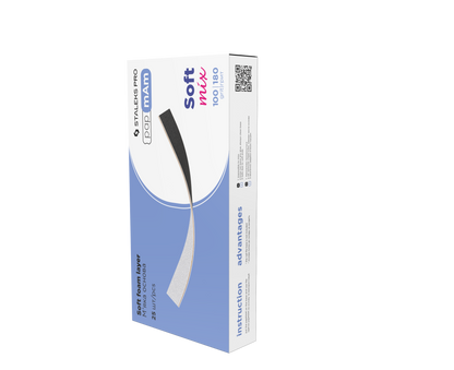 Staleks Pro Expert 22 PapmAm Gerade Feile Soft Foam 25 Stück (DFCEMix-20-100/180)