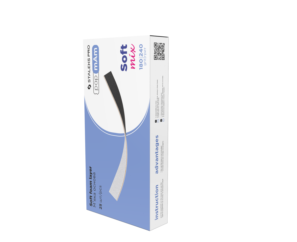 Staleks Pro Expert 20 PapmAm Gerade Feile 25 Stück (DFCEMix-20-180/240)