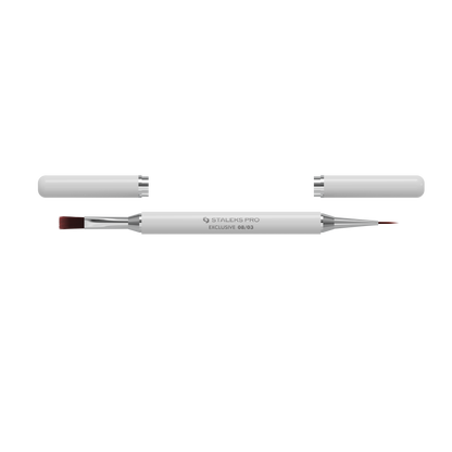Staleks Exclusive Liner & Gel Pinsel Doppelseitig 10 mm & 10 mm (NBX-08/03)