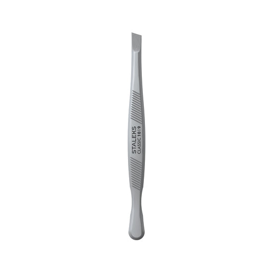 Staleks Eyebrow Tweezers Classic 10 Type 9 Breed Schuin (TC-10/9)